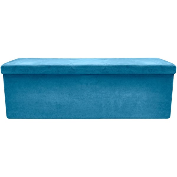 Sorbus 43 in. L x 15 in. W x 15 in. H Teal Collapsible Chest