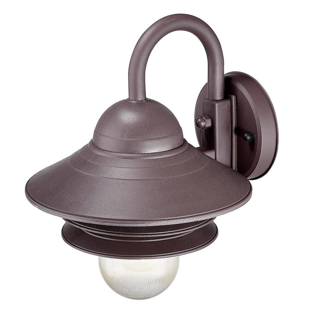 Architectural Bronze 13" Dimmable Outdoor Wall Sconce