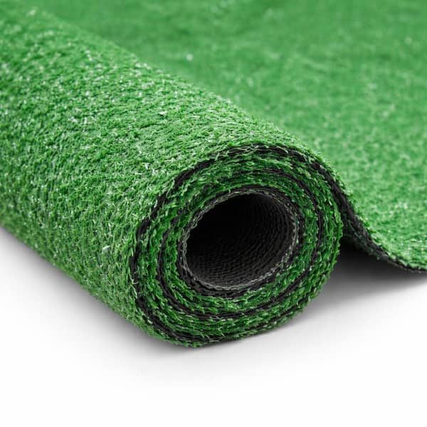 Ottomanson Evergreen 7 ft. x 13 ft. Indoor/Outdoor Green