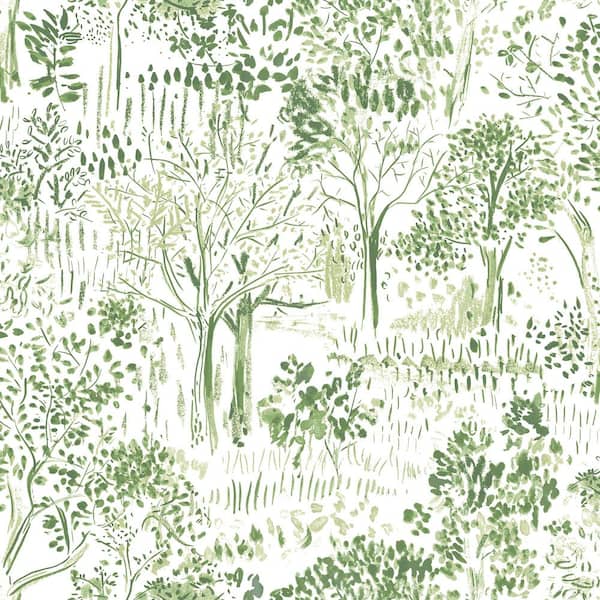 Chesapeake Pips Navy Watercolor Brushstrokes Wallpaper Sample