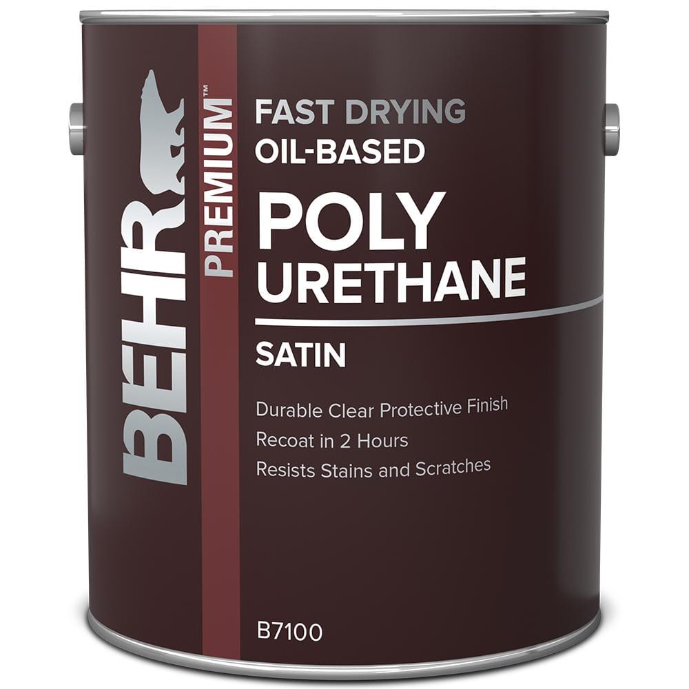 1 gal. Satin Clear Fast Drying Oil-Based Interior Polyurethane