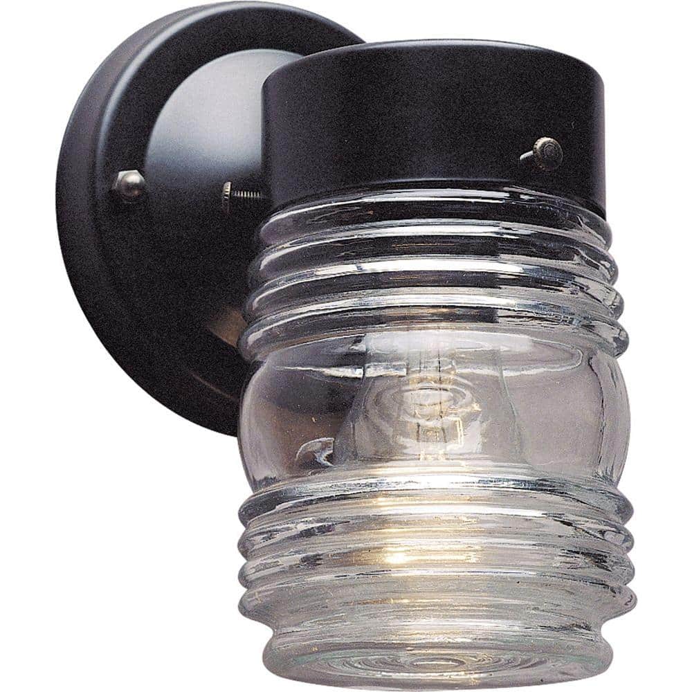 1-Light Black Outdoor Wall Mount Sconce price history on PriceWatchPro