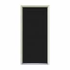 30 in. x 80 in. 6-Panel Primed Steel Prehung Left-Hand Inswing Front Door w/Brickmould