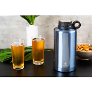 64 oz. Heather Stainless Steel Ring Growler
