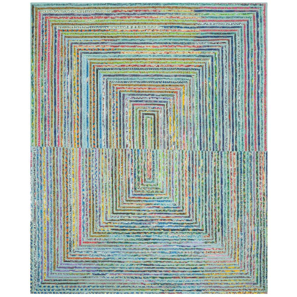 Nantucket Teal 8 ft. x 10 ft. Border Area Rug price history on PriceWatchPro