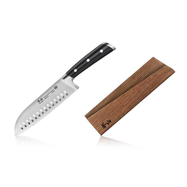 Cangshan TS Series Sandvik Swedish Steel Forged 7 in. Santoku Knife and Wood Sheath Set