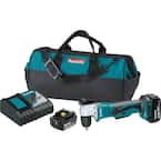 18V LXT Lithium-Ion 3/8 in. Cordless Angle Drill Kit with (2) Batteries 3.0Ah, Charger, Tool Bag