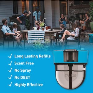 Radius Zone 36-Hour Outdoor Mosquito Control Repeller Refill with 20 ft. Coverage and Deet Free