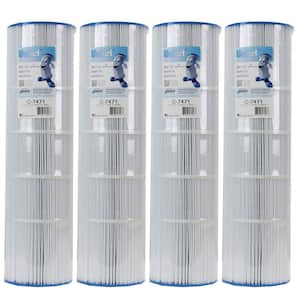 7 in. Dia 105 sq. ft. Clean and Clear Plus Replacement Cartridge Filter (4-Pack)