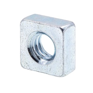 1/4 in.-20 Zinc Plated Steel Square Nuts (25-Pack)