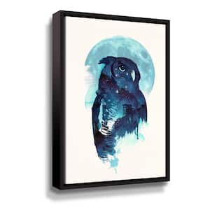 'Midnight Owl' by Robert Farkas Framed Canvas Wall Art