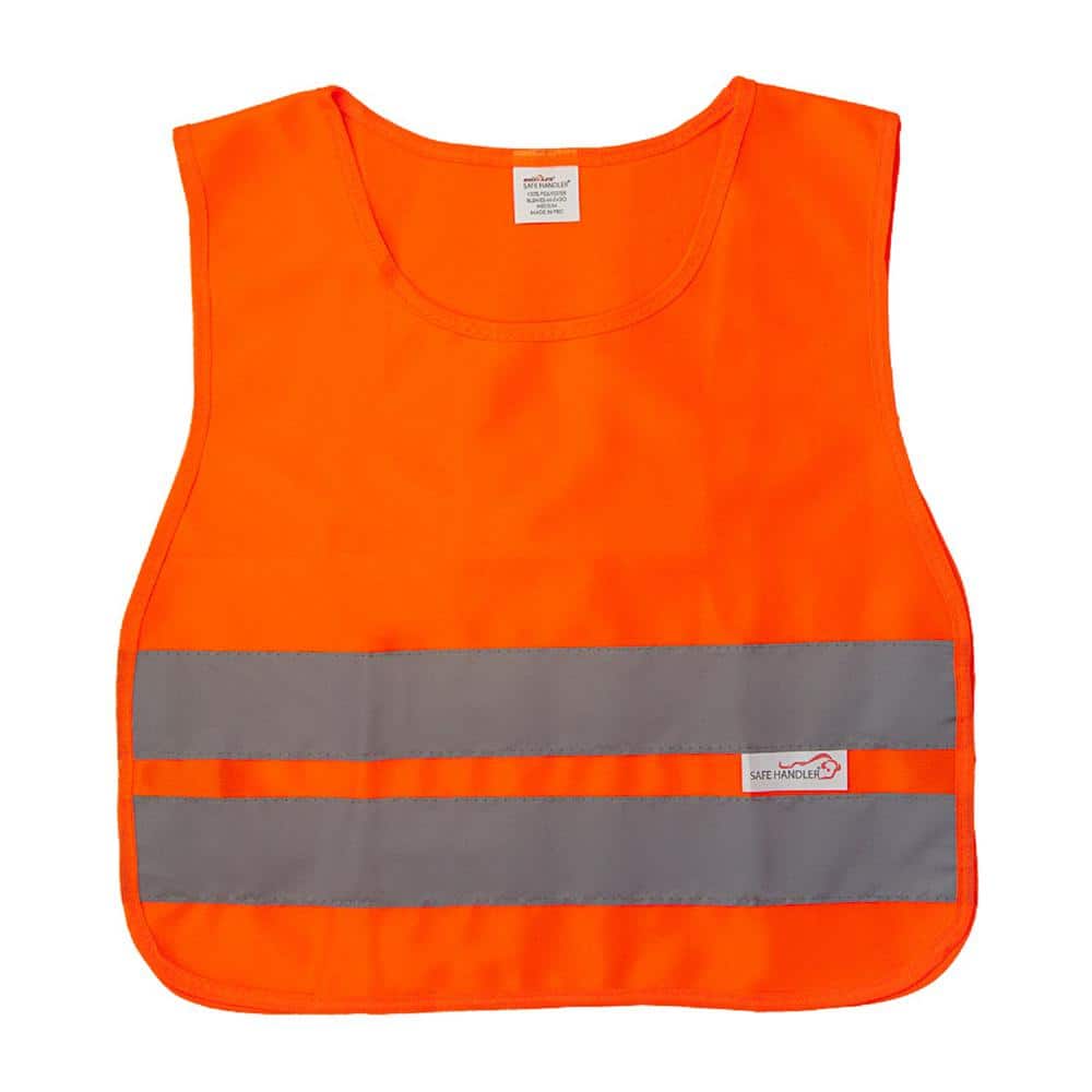 Safe Handler Orange, Child Reflective Safety Vest, Medium, 10 Pcs/Poly Bag  BLSH-ES-M-SV5O-10 The Home Depot