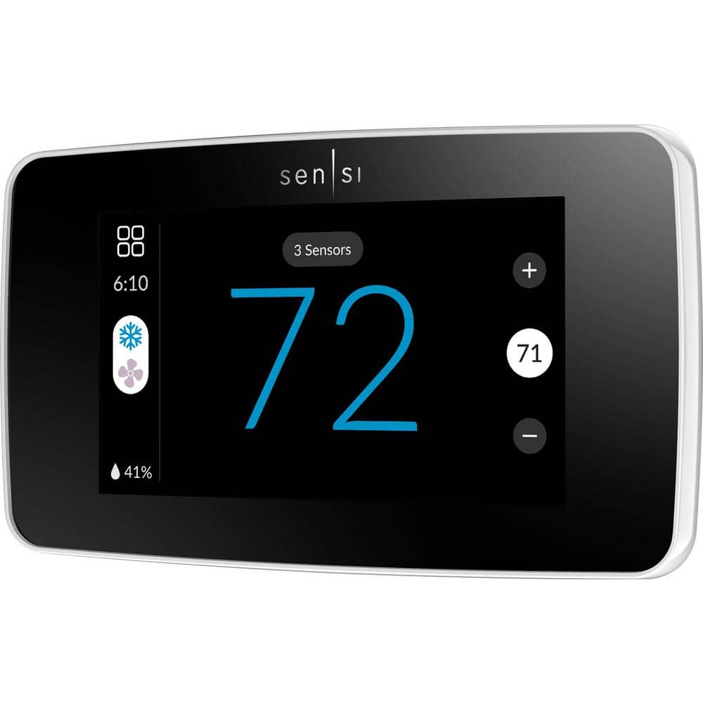 Sensi Touch 2 WiFi 7Day Programmable Thermostat, Touchscreen Color