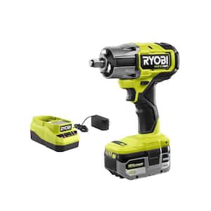 ONE+ HP 18V Brushless Cordless 4-Mode 1/2 in. Impact Wrench Kit w/ 4.0 Ah HIGH PERFORMANCE Lithium-Ion Battery & Charger