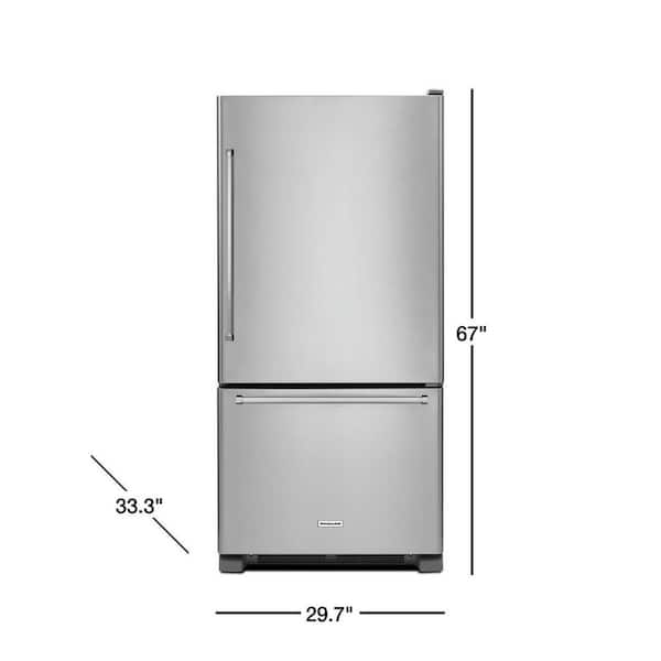 Kitchenaid deals bottom freezer