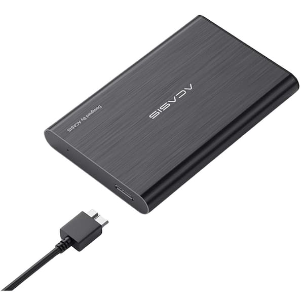EKIEUDL 500GB 2.5" Portable External Expansion Storage Hard Drive HDD-USB 3.0, Ultra-Fast Data Transfers for PC & Laptop, Black