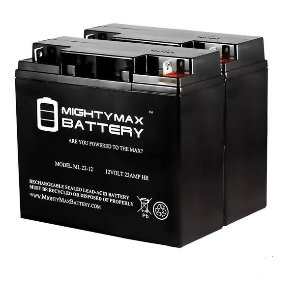 MIGHTY MAX BATTERY 12V 22AH Battery for Golden Alante Jr Power Chair ...