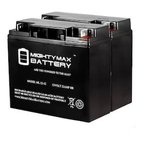 12V 22AH SLA Replacement Battery for Bright Way HX12-22 - 2 Pack