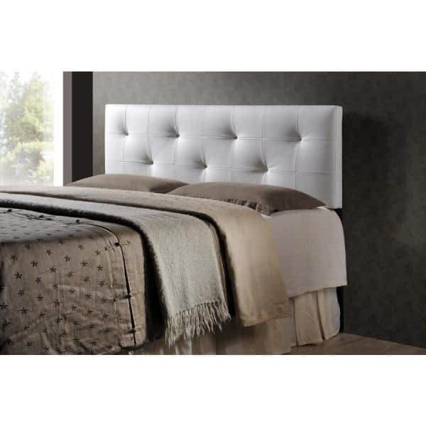 Baxton Studio Dalini White Full Headboard 28862 5367 HD The Home