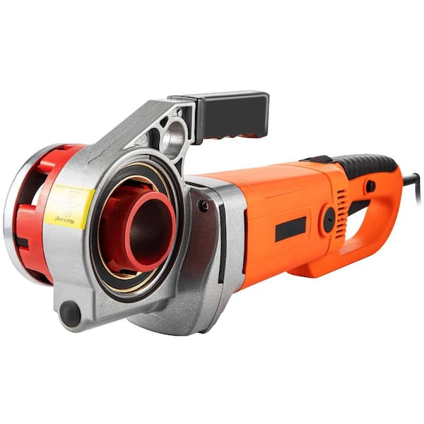 Electric Pipe Threader, Portable Pipe Threading Machine with Copper Motor and Carrying Case