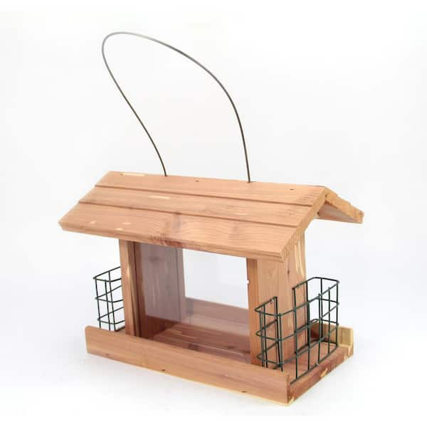 NewTechWood Nature's Friend Recycled Composite Birdhouse Feeder Bird-BH -  The Home Depot