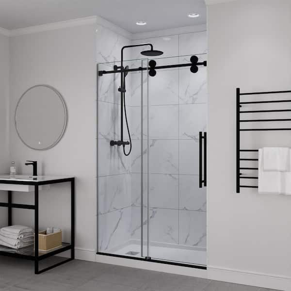 ANZZI Ozean 44 to 48 in. W x 76 in. H Frameless Sliding Shower