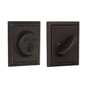 B60 Series Addison Aged Bronze Single Cylinder Deadbolt Certified Highest for Security and Durability
