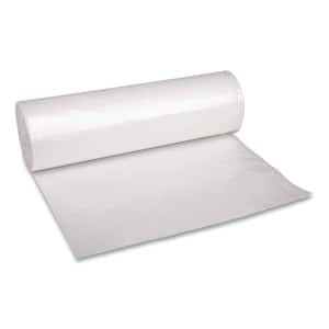 38 in. x 58 in. 60 Gal. 1.4 mil Clear Low-Density Repro Trash Can Liners (25-Bags/Roll, 4-Rolls/Carton)