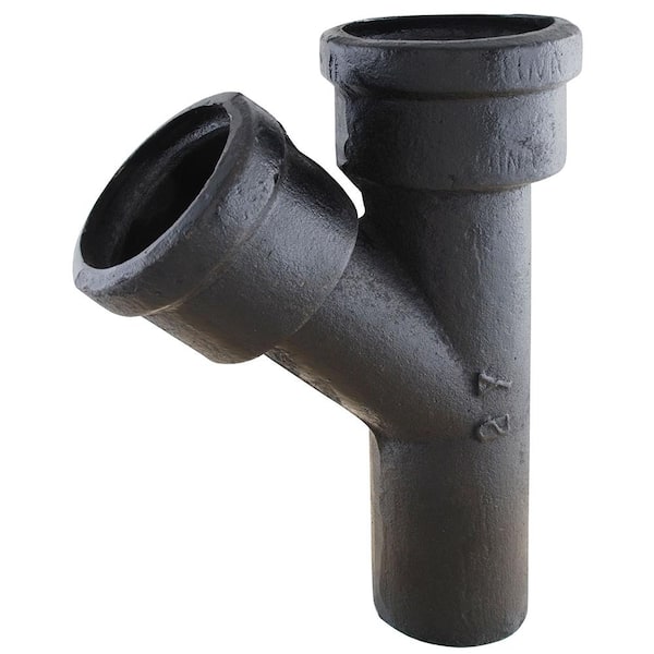 Unbranded 4 in. Cast Iron Y-Branch