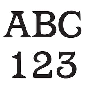 3 in. Vinyl Letters and Numbers Kit