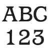 3 in. Vinyl Letters and Numbers Kit