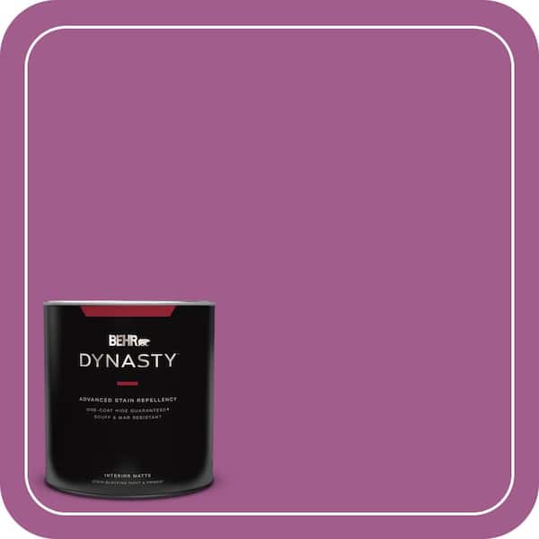 BEHR DYNASTY 1 qt. #P110-6 Wild Berry Matte Interior Stain-Blocking Paint and Primer