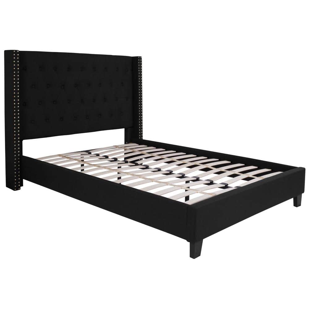 Light Gray King Platform Bed - thumbnail 6