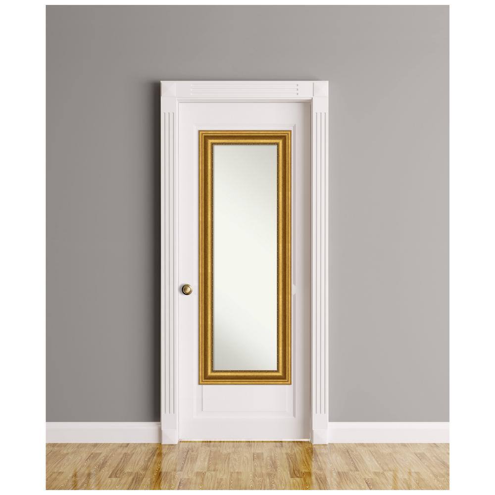 Parlor Gold Full-Length Rectangular Door Mirror
