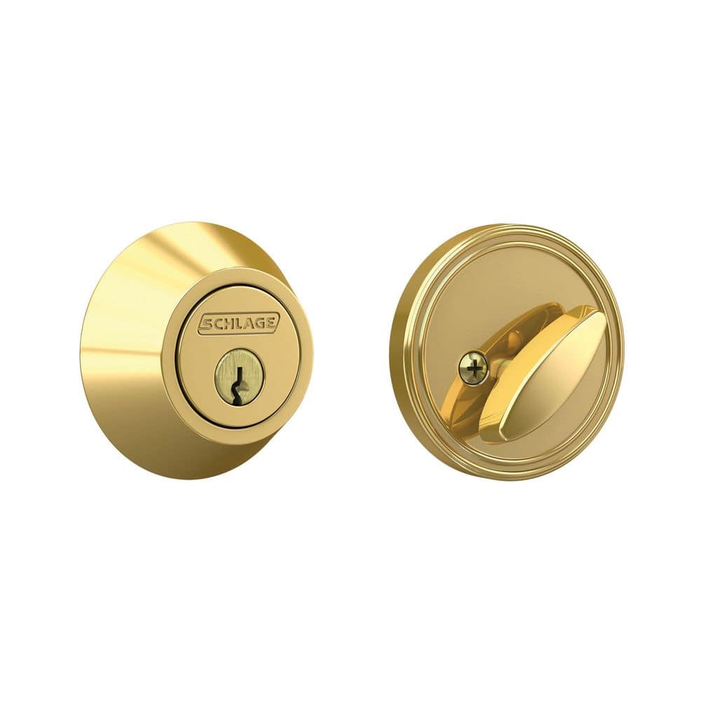 HED60 Series Bright Brass Single Cylinder Deadbolt price history on PriceWatchPro