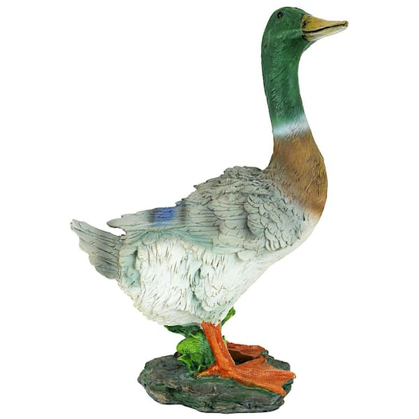 Design Toscano 13.5 in. H Mallard Duck Statue