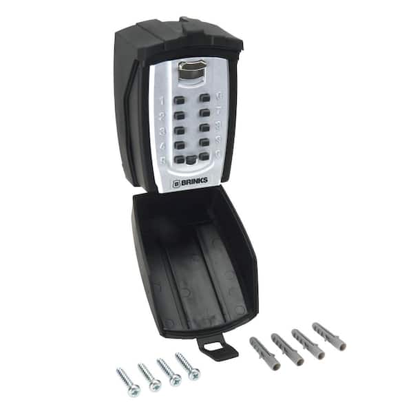 Large Wall Mount Lock Box with Resettable 10-Digit Push Button Combination, ShieldTek Pro