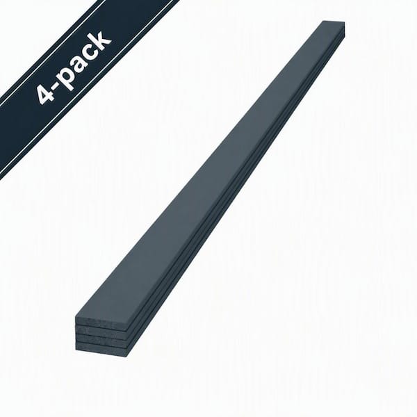 1 in. x 4 in. x 8 ft. Timeless Eventide Smooth Painted Wood Pine Trim Board (4-Pack)