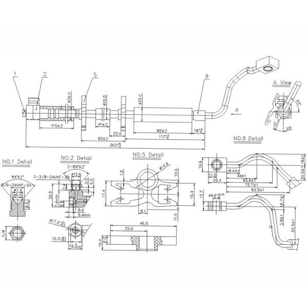 Centric Parts Brake Hydraulic Hose