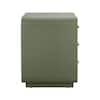 Christopher Knight Creston Olive Green 3-Drawer Nightstand
