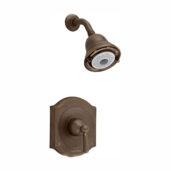American Standard Portsmouth 1-Handle Shower Faucet Trim Kit with Square Escutcheon in Oil Rubbed Bronze (Valve Sold Separately)