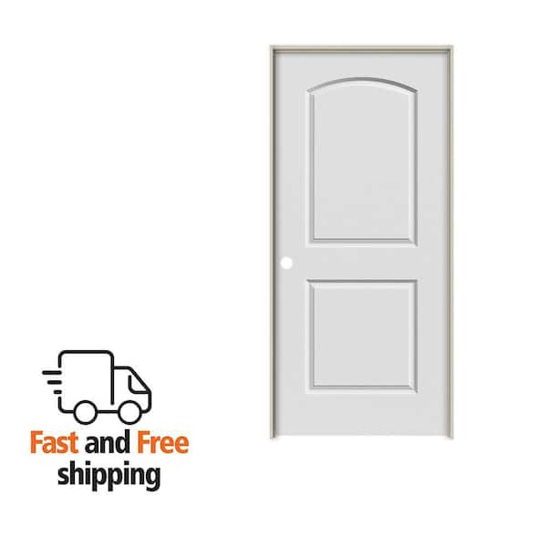 MMI DOOR 36 in. x 80 in. Smooth Craftsman 3-Panel Right-Hand Solid