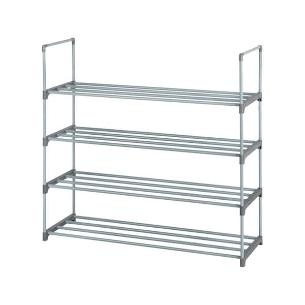 Karl home 66.54 in. H 40-Pair Black Shoe Rack