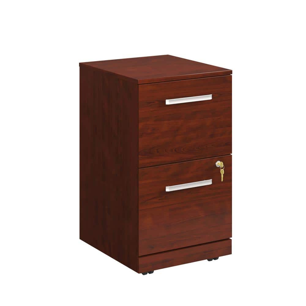  Affirm Classic Cherry Decorative Lateral File Cabinet with Hidden Casters (Comes Assembled)