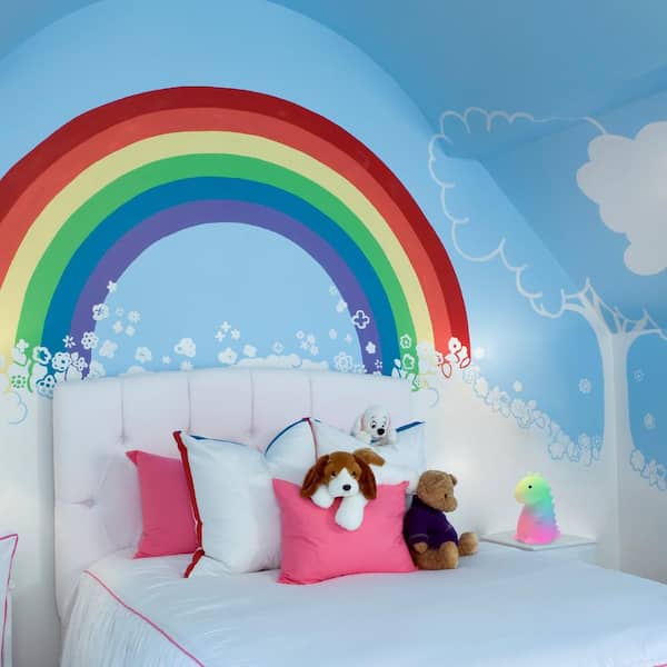 6.6 in. Rechargeable Chick Multi-Color Changing Integrated LED Silicone Touch Activated Night Light Lamp, White