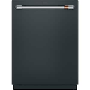 24 in. Built-In Top Control Dishwasher in Matte Black with Stainless Tub, Ultra Wash and Dual Convection Dry, 44 dBA