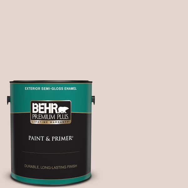BEHR PREMIUM PLUS 1 gal. #180E-2 Sugar Berry Semi-Gloss Enamel Exterior Paint & Primer