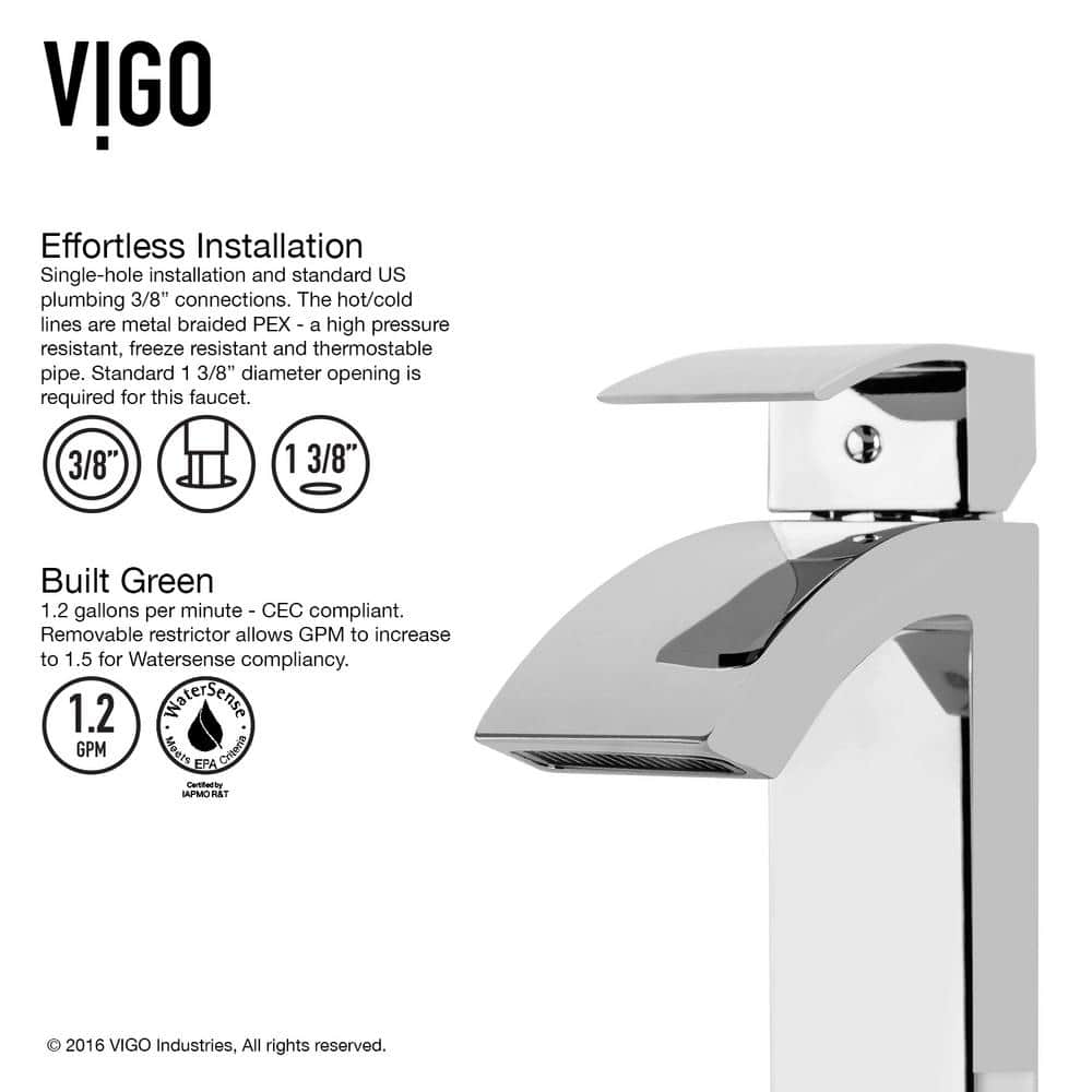 Sheer Black Glass Above-Counter Round Vessel Sink with Chrome Faucet
