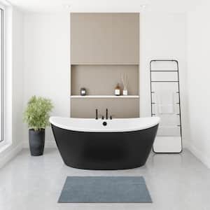 MAAX Sax AcryLX 60 in. x 32 in. Freestanding Soaking Bathtub with