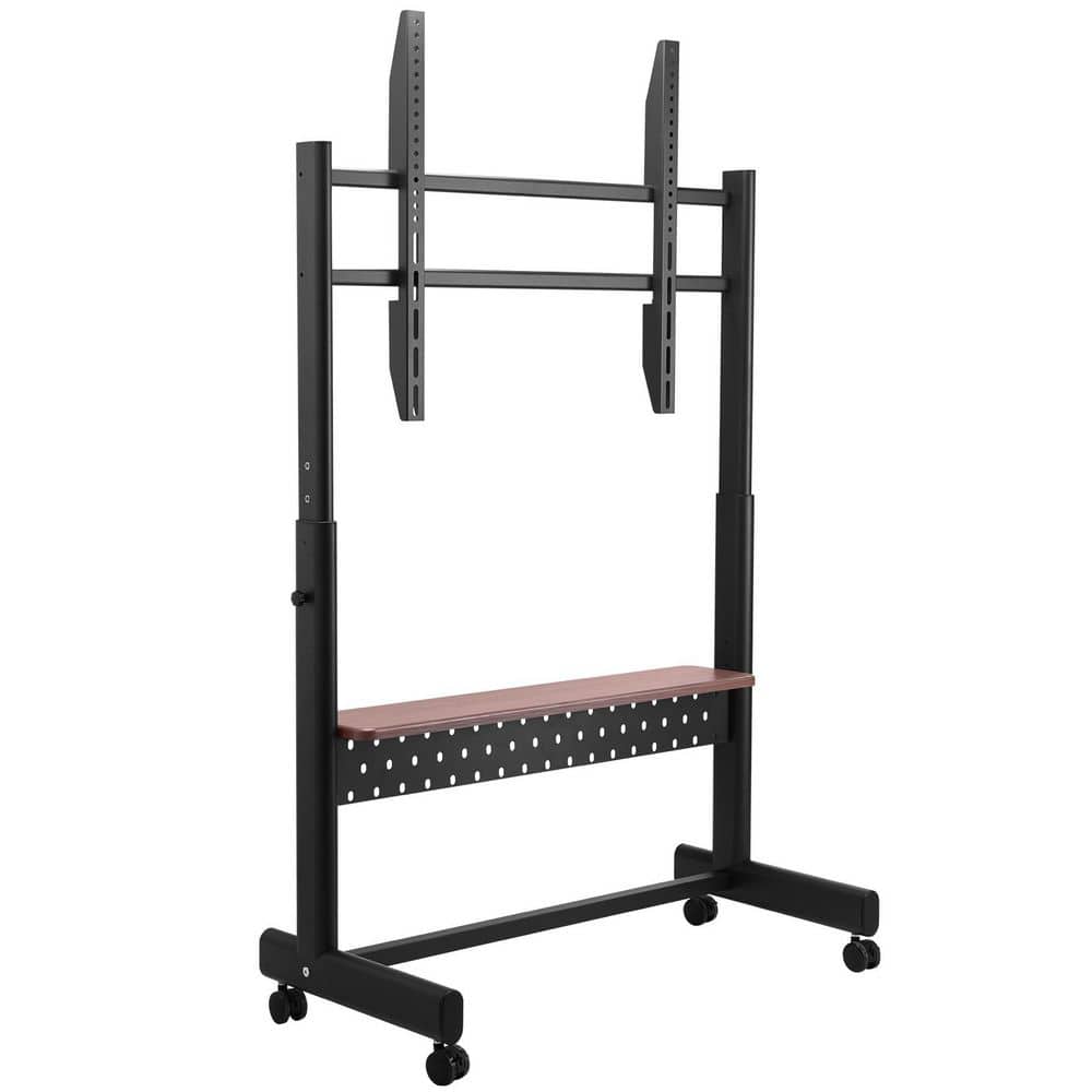 Rolling TV Stand, Mobile TV Cart for 55-100 in. Screens, Height Adjustable Mount Portable Monitor Stand with Tray price history on PriceWatchPro